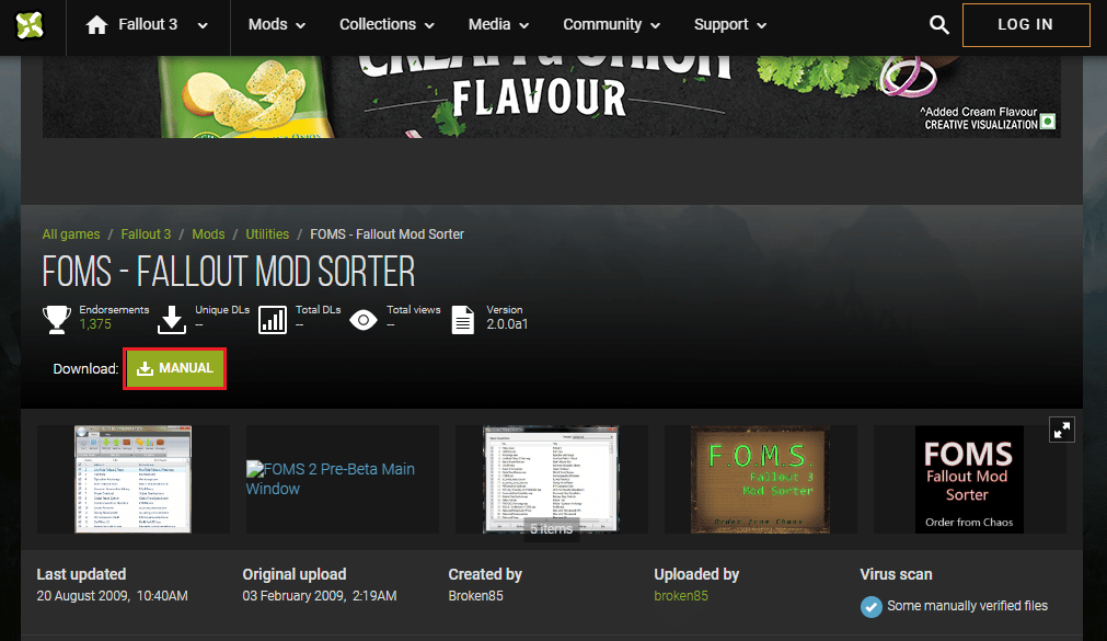 Fallout Mod Sorter