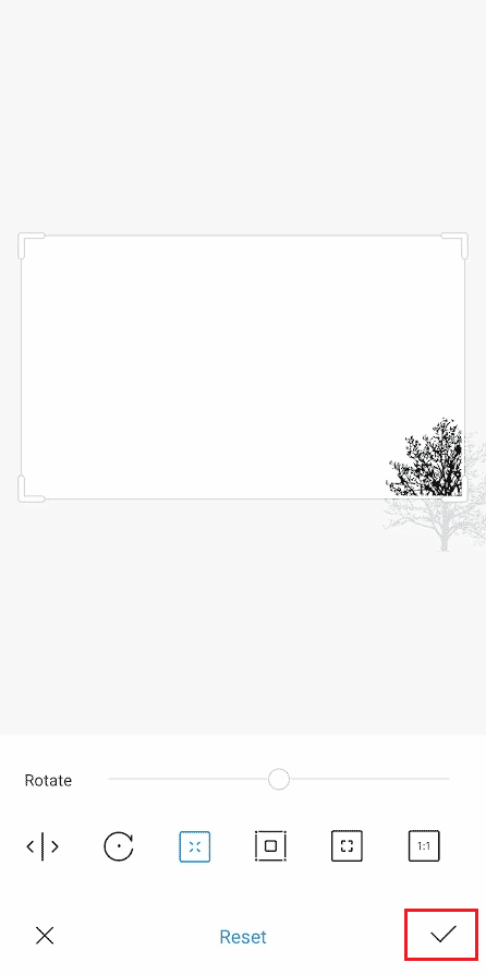 tap on the Done icon to save the changes