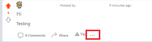 . Click on the three dots next to them to open the menu