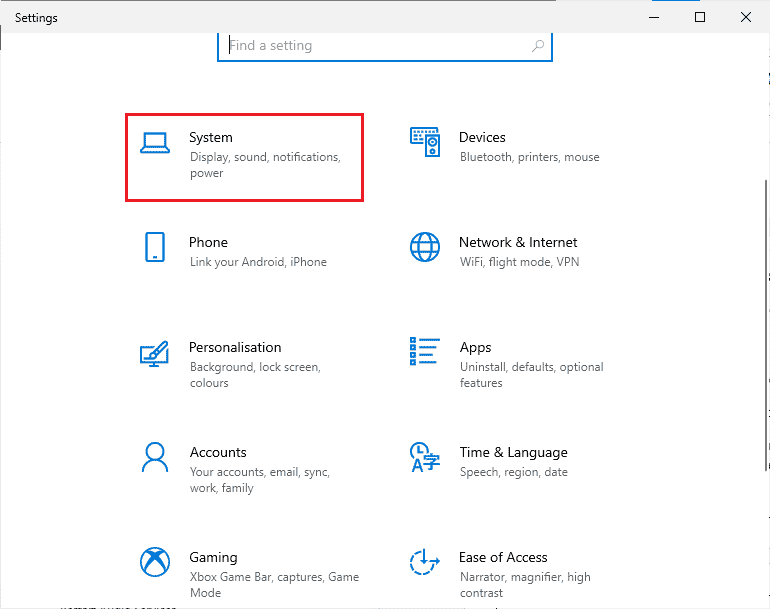 Now, click on System | Fix Your Mic is Muted by System Settings in Google Meet