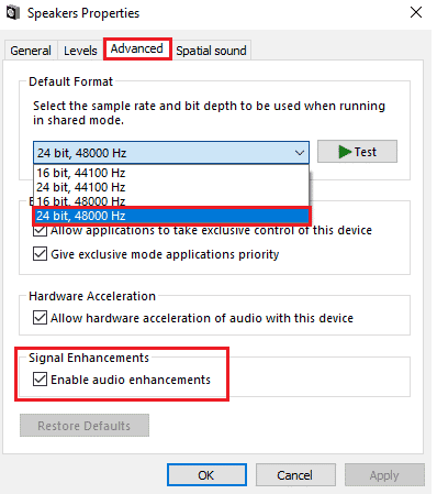 Make sure Enable audio enhancements option is checked under Signal Enhancements | Fix Your Mic is Muted by System Settings in Google Meet
