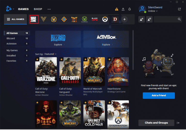 select warzone in battle.net blizzard. Fix Call of Duty Warzone Dev Error 6635 in Windows 10