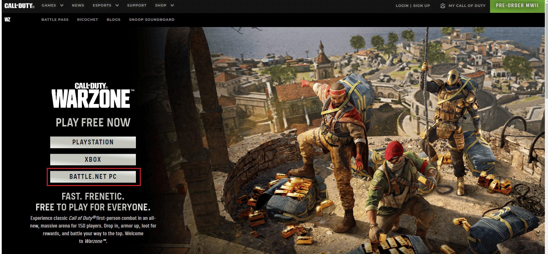 download call of duty warzone for PC page. Fix Call of Duty Warzone Dev Error 6635 in Windows 10