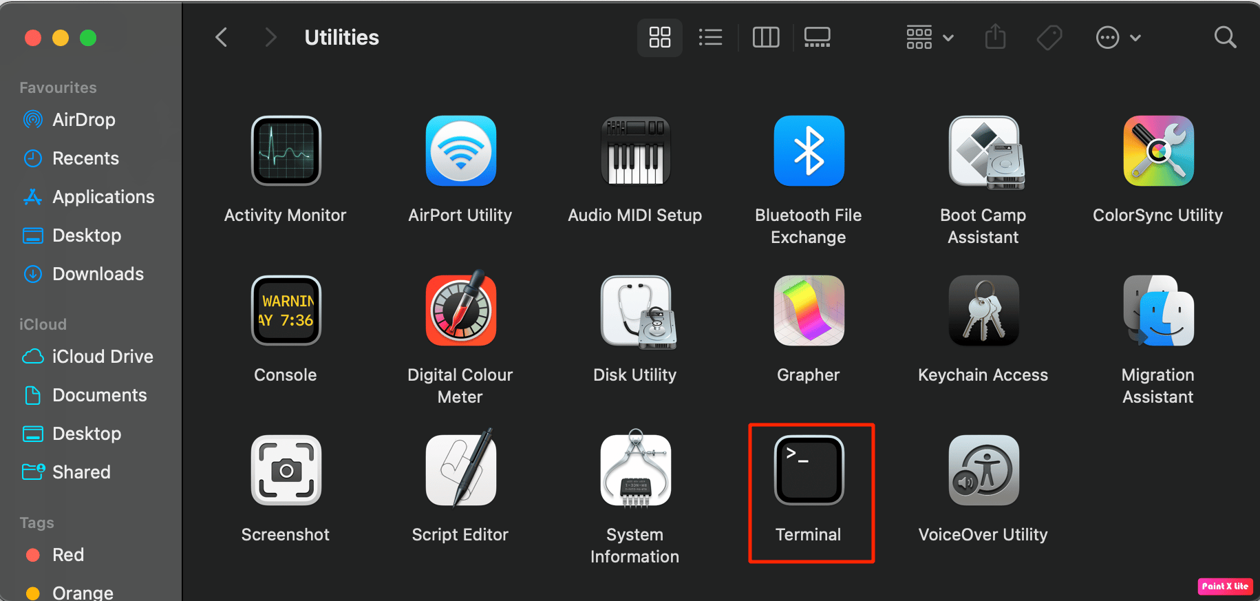 go to terminal app | permission to open the application Mac