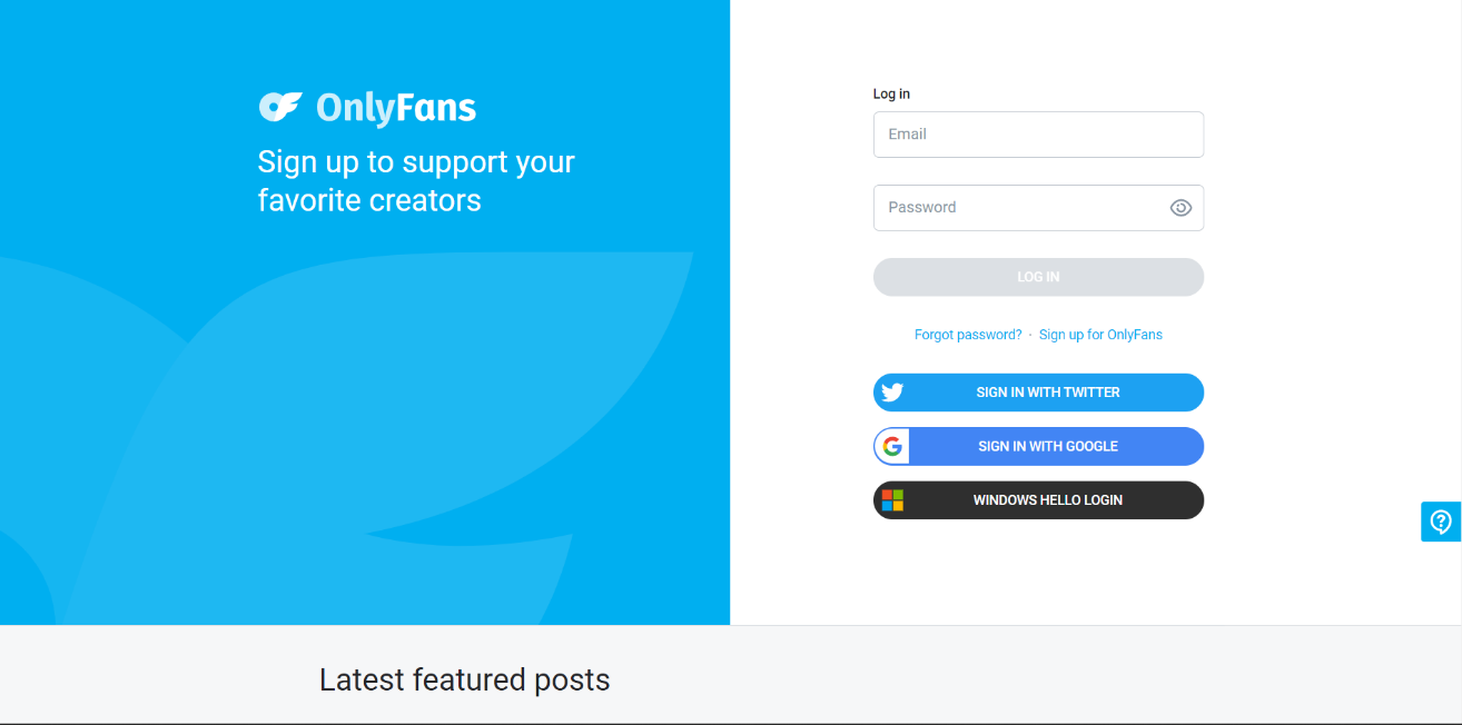 Go to the OnlyFans website and login or sign up to an account. How to Find Out if Someone has an OnlyFans Account