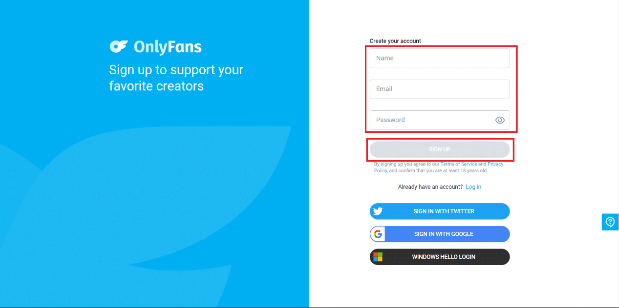 click on Sign up. How to Find Out if Someone has an OnlyFans Account