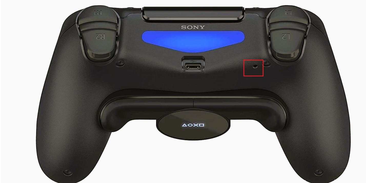 press the reset pin playstation controller back