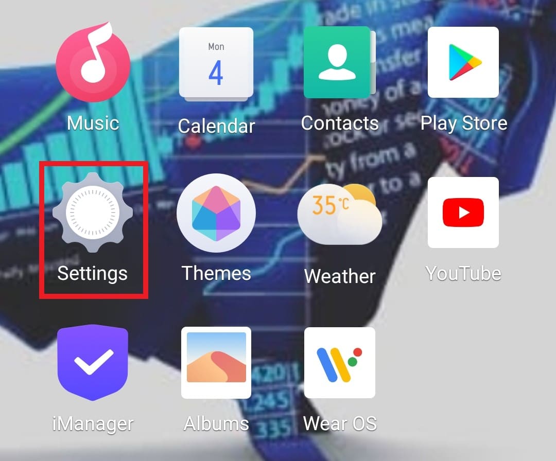 Open Settings