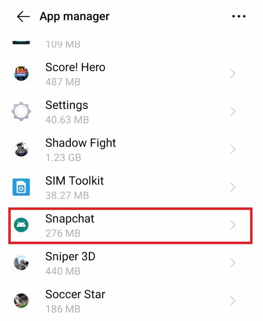 Open Snapchat