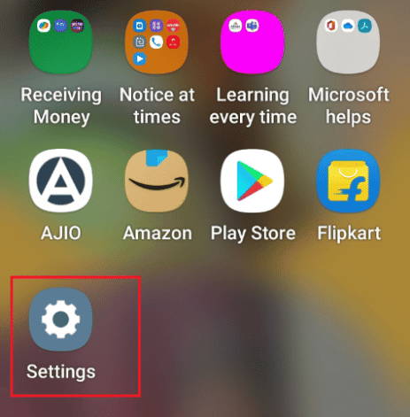 Open Settings