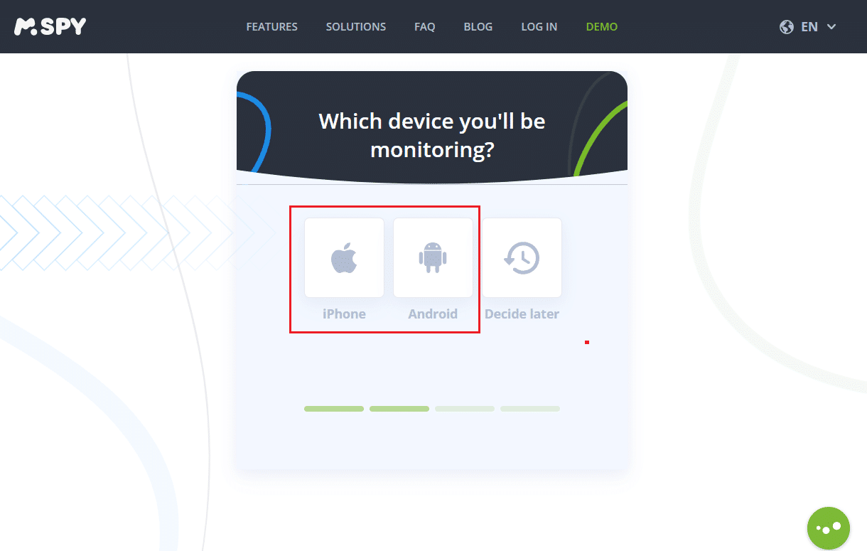 Select your desired device
