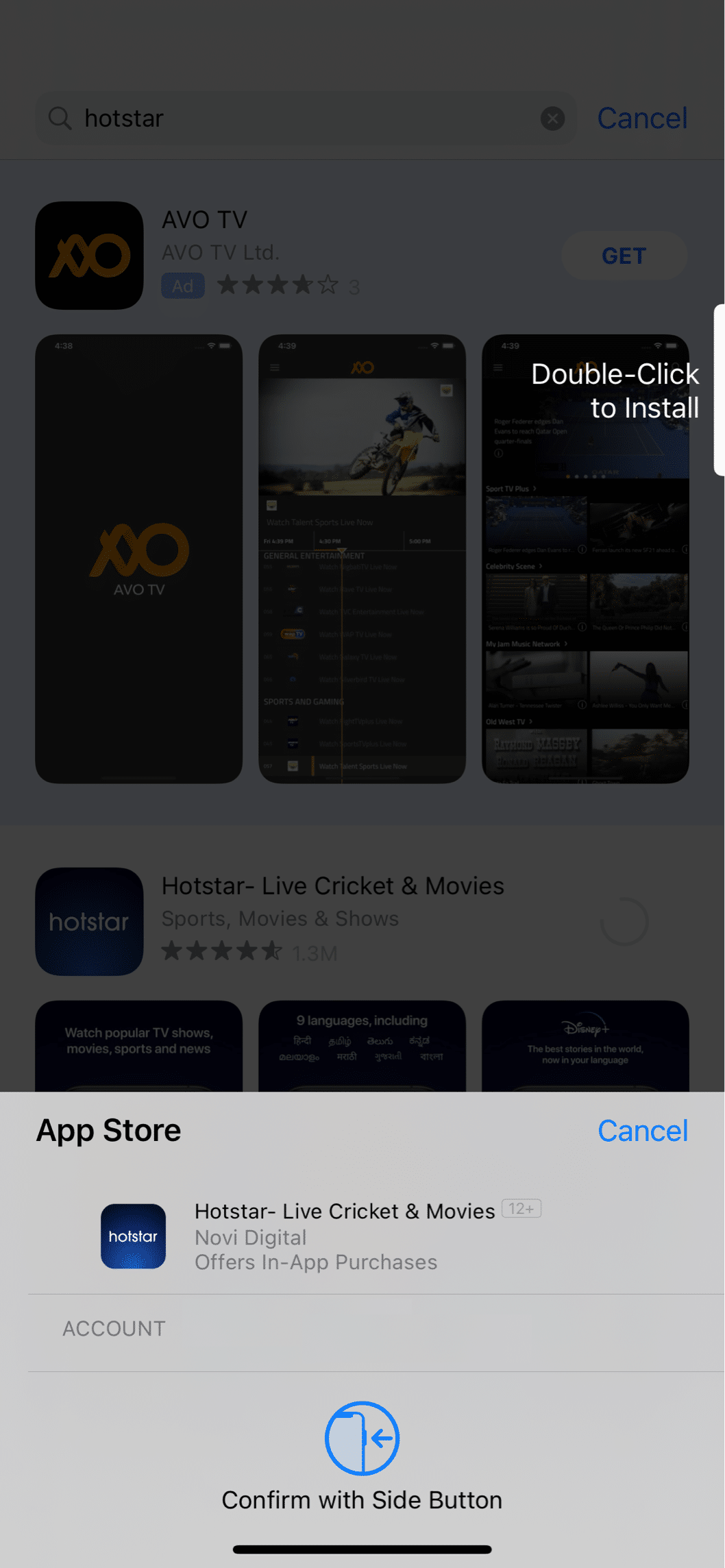 install hotstar app in iPhone appstore. Fix Disney Plus Protected Content License Error