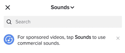 Choose the sound you want.