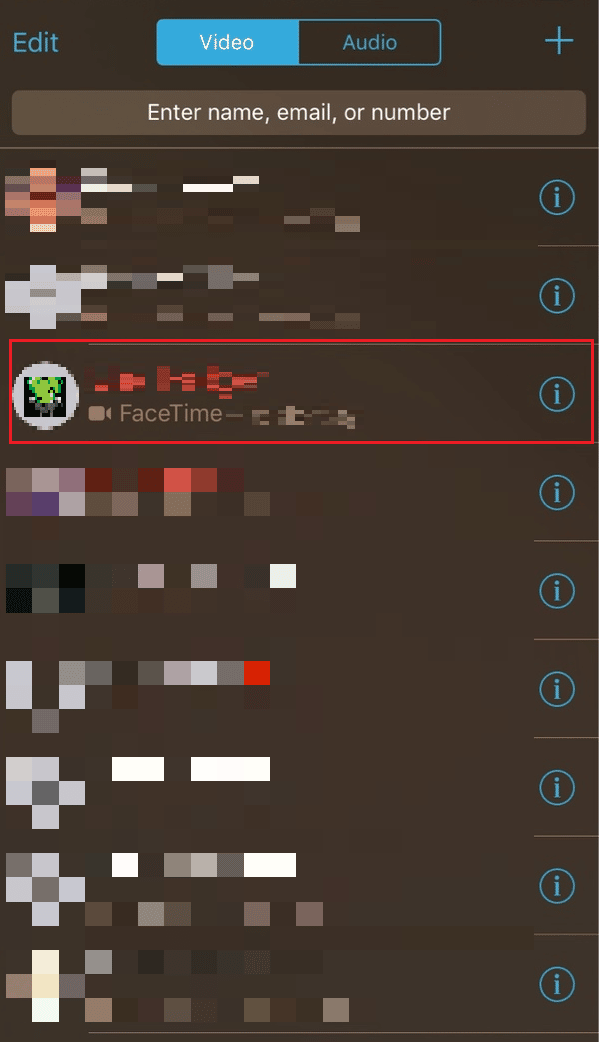 Tap on the Group call log you wish to delete
