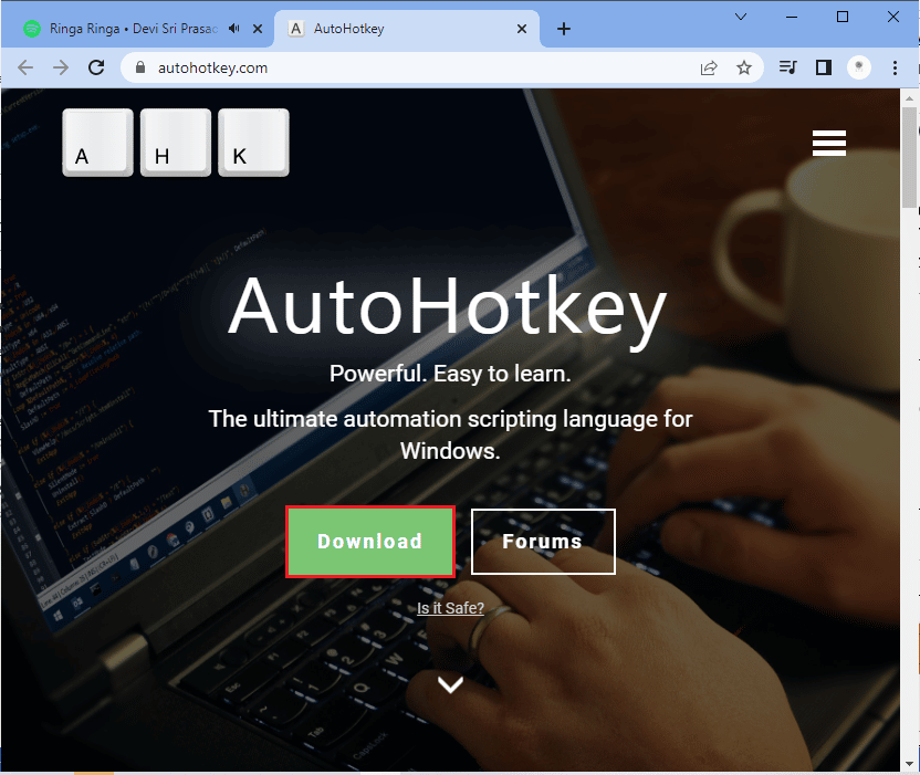 click on the Download button. How to Perform Reverse Scrolling on Windows 10