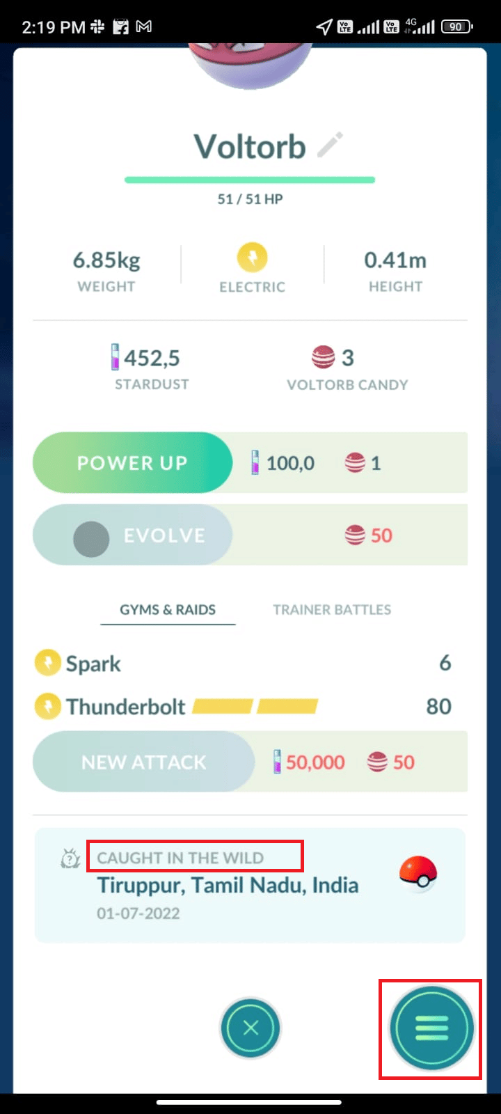 Tap on the Menu icon. Fix Pokémon Go Error 26