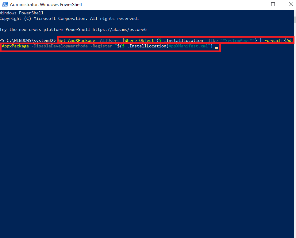 command prompt