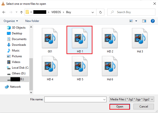 Select a file and click Open. How to Create VLC Loop Video