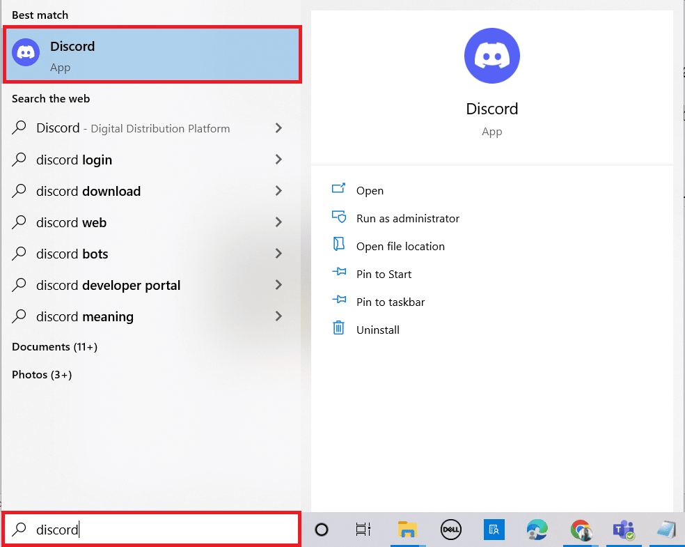 Hit the Windows key. Type Discord and launch it | How to Switch Between Multiple Accounts on Discord