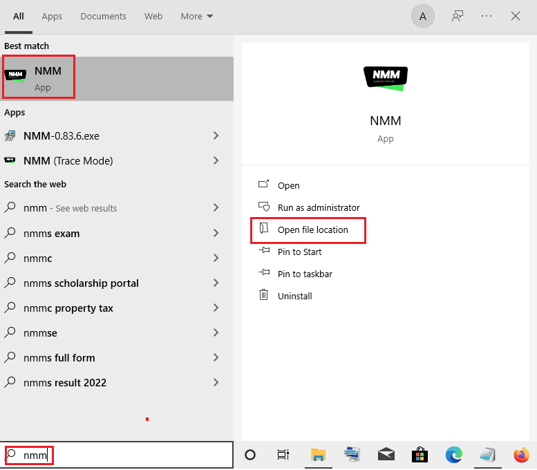 open file location for nexus mod manager nmm