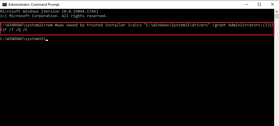 provide administrative privileges to the drivers folder. Fix This Operation Requires an Interactive Window Station