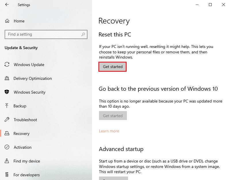 Reset PC. Fix This Operation Requires an Interactive Window Station