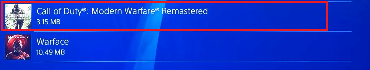 Choose the game for which you want to delete the files