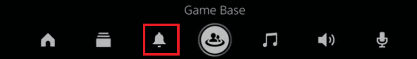 select the Notifications icon