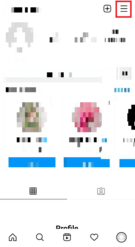 Tap the Hamburger icon from the top right corner