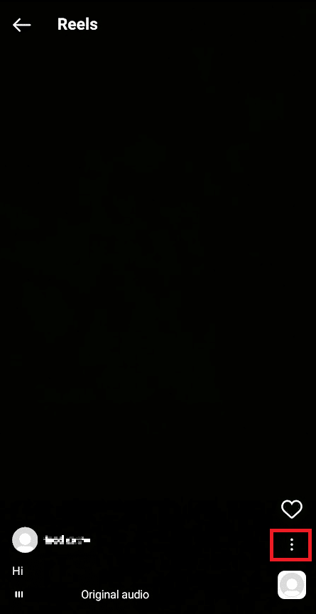 Tap on the three dotted icon