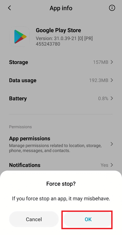 Tap on OK to confirm the popup. Fix Google Play Authentication is Required Error on Android