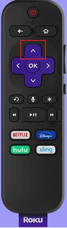 up button roku
