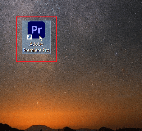 Double click the Adobe Premiere Pro application and launch it. Fix Premiere Pro Timeline Not Working