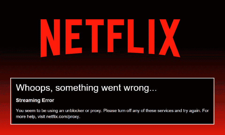 How to Perform Netflix Proxy Detected Fix