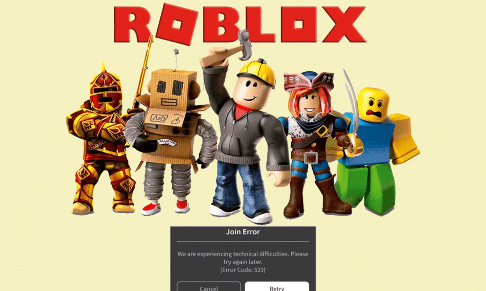 9 Ways to Fix Roblox Error Code 529