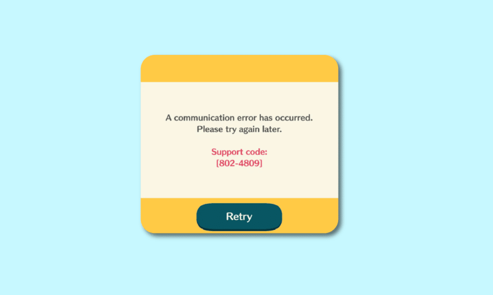 Animal Crossing Pocket Camp Communication Error Code Fix