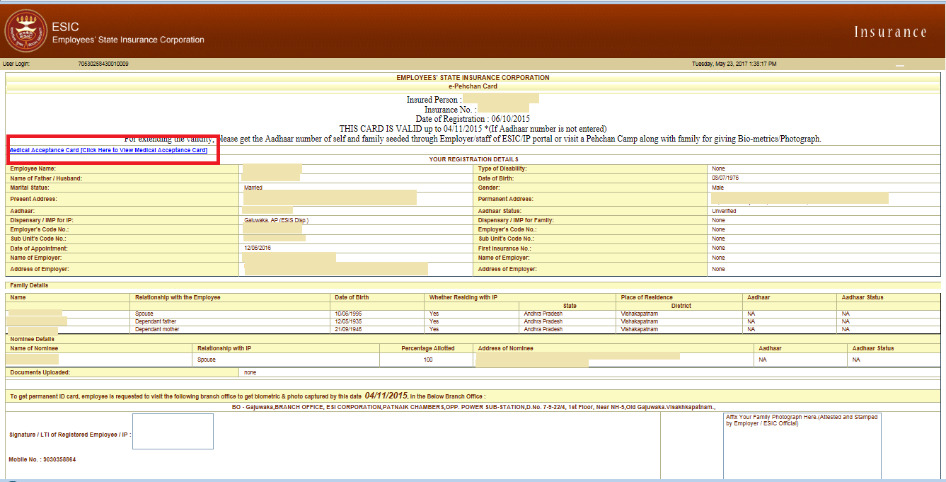 esic form 7b pdf download