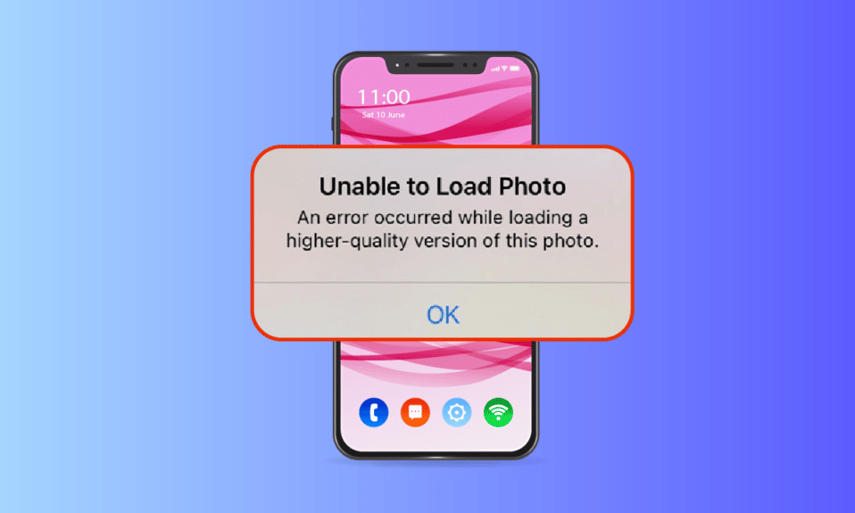 Fix An Error Occurred While Loading a Higher Quality Version of this Photo on iPhone