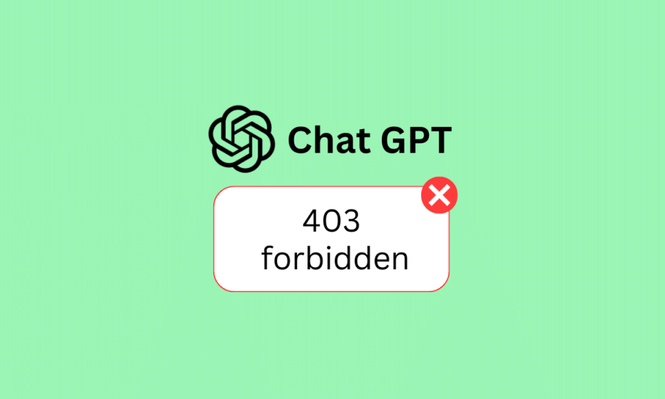 Fix Chat GPT 403 Forbidden Error