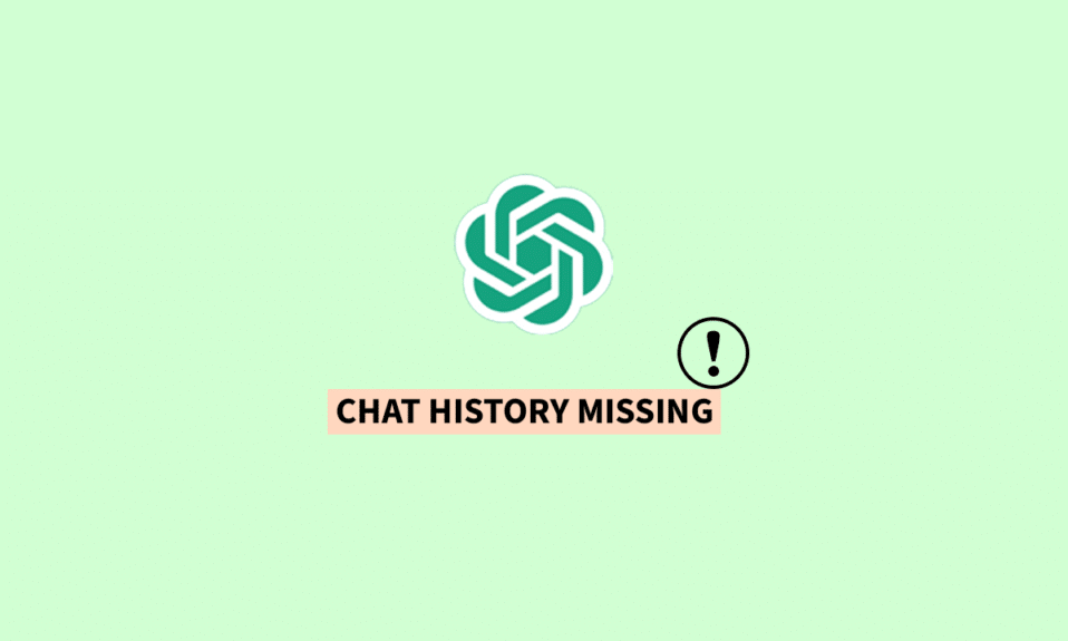 Fix ChatGPT Chat History Missing Issue