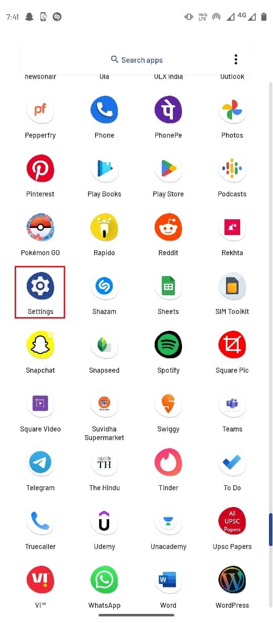 Navigate and select Settings. Fix Currently Unable to Send Your Message on Outlook Mobile