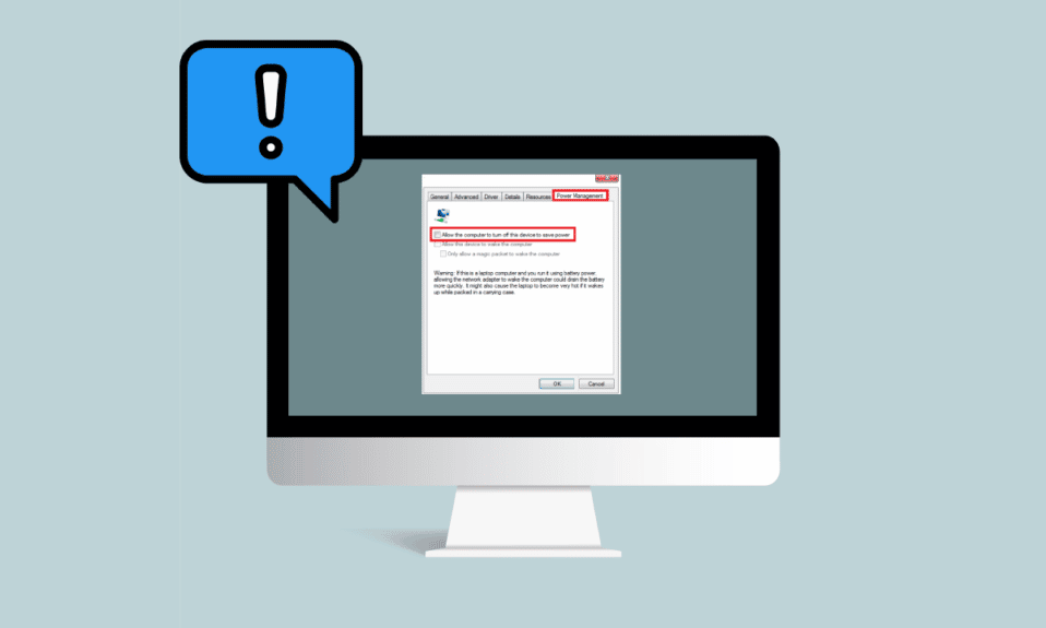 Fix Device Manager Power Management Issue in Windows 10