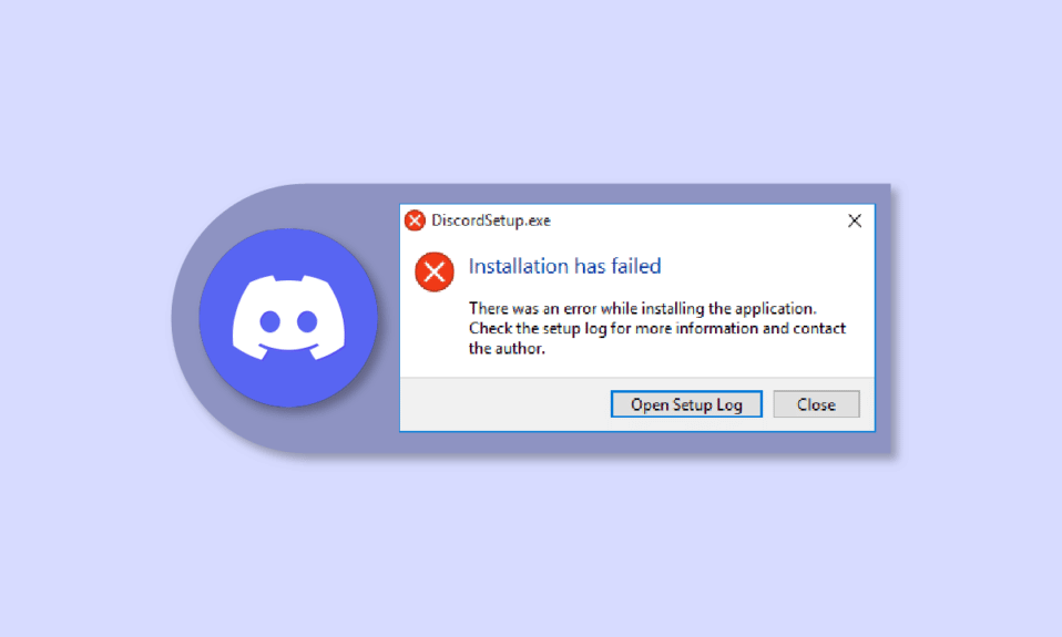 Fix Discord Installation Error on Windows 10