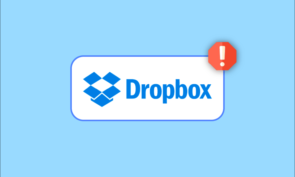 Fix Dropbox Error 400 Message in Windows 10
