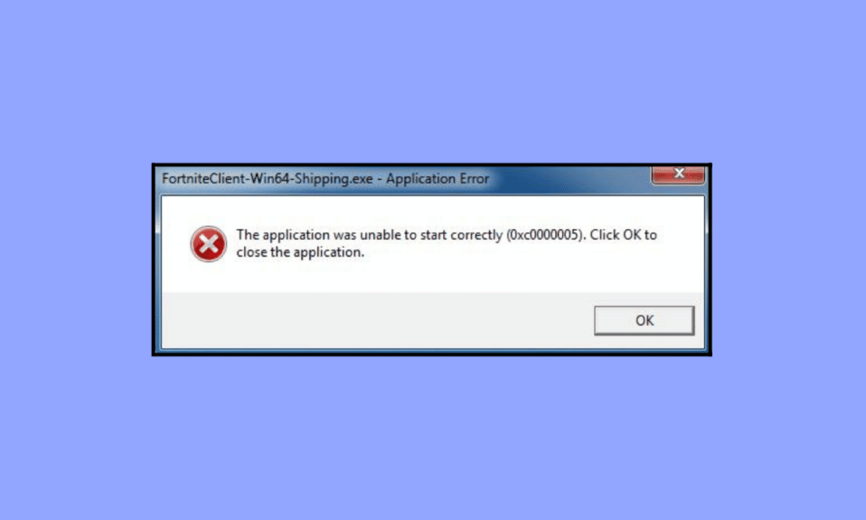Fix Fortniteclient-win64-shipping.exe Application Error