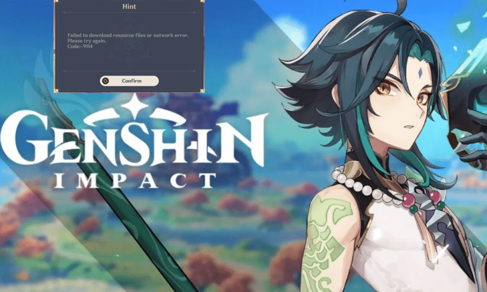 Fix Genshin Impact Error Code 9114