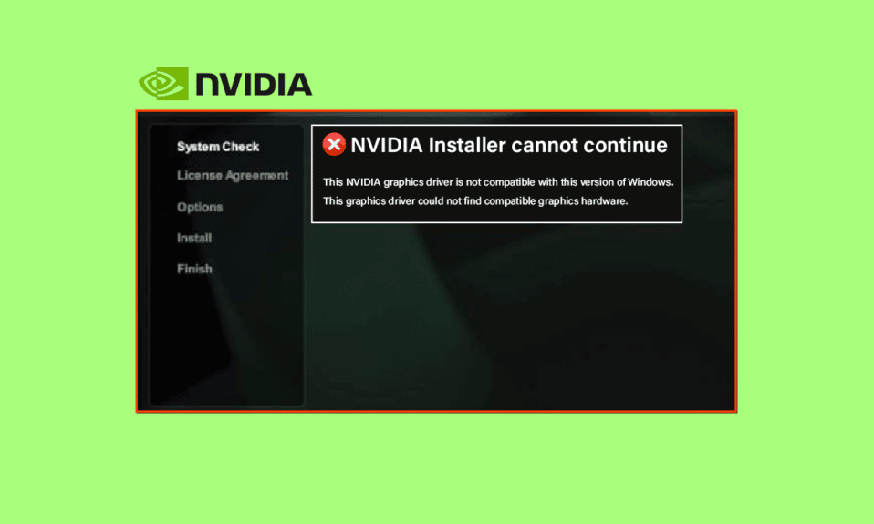 Fix NVIDIA Geforce Not Compatible on Windows 10