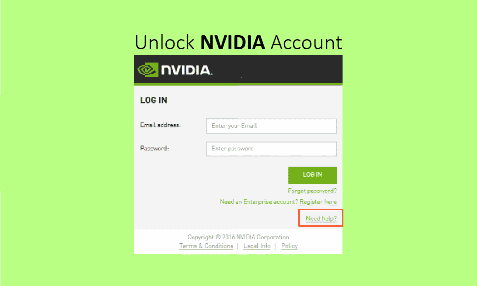 Fix Nvidia User Account Locked in Windows 10