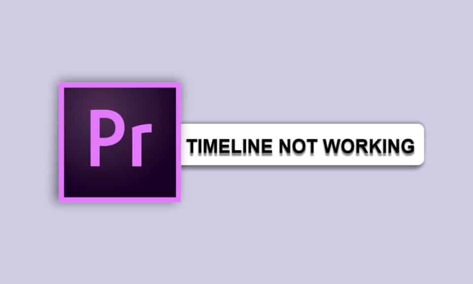 Fix Premiere Pro Timeline Not Working