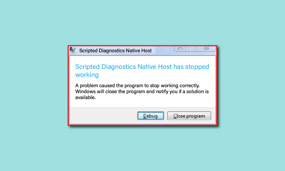 Fix Scripted Diagnostics Native Host Not Working